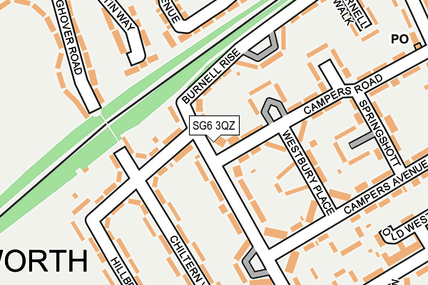 SG6 3QZ map - OS OpenMap – Local (Ordnance Survey) SG6 3QZ map - OS OpenMap – Local (Ordnance Survey)