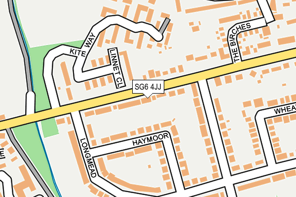 SG6 4JJ map - OS OpenMap – Local (Ordnance Survey) SG6 4JJ map - OS OpenMap – Local (Ordnance Survey)