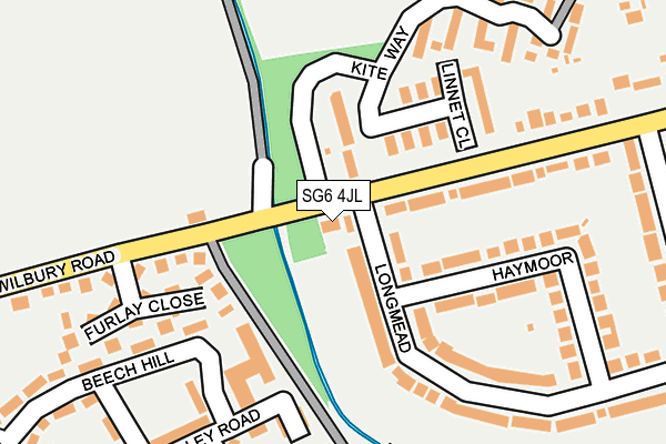 SG6 4JL map - OS OpenMap – Local (Ordnance Survey) SG6 4JL map - OS OpenMap – Local (Ordnance Survey)