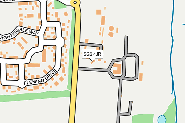 SG6 4JR map - OS OpenMap – Local (Ordnance Survey) SG6 4JR map - OS OpenMap – Local (Ordnance Survey)