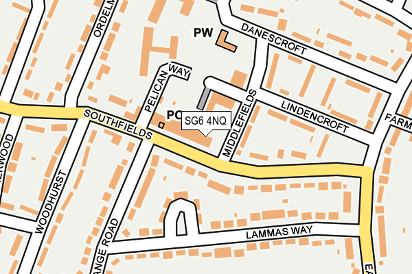 SG6 4NQ map - OS OpenMap – Local (Ordnance Survey) SG6 4NQ map - OS OpenMap – Local (Ordnance Survey)