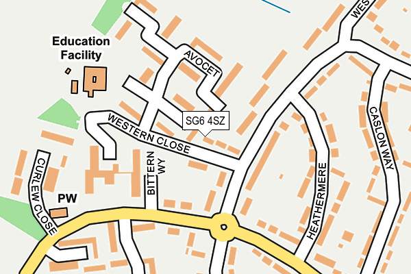 SG6 4SZ map - OS OpenMap – Local (Ordnance Survey) SG6 4SZ map - OS OpenMap – Local (Ordnance Survey)