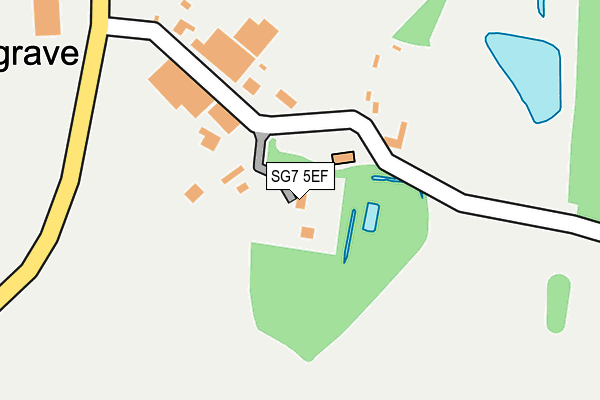 SG7 5EF map - OS OpenMap – Local (Ordnance Survey) SG7 5EF map - OS OpenMap – Local (Ordnance Survey)