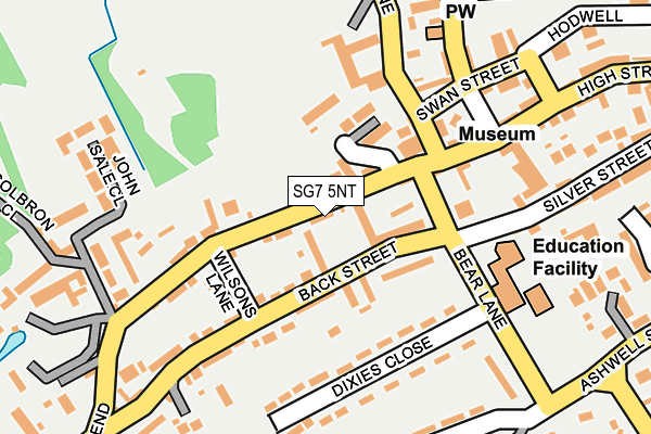 SG7 5NT map - OS OpenMap – Local (Ordnance Survey) SG7 5NT map - OS OpenMap – Local (Ordnance Survey)