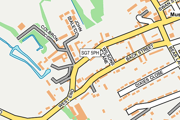 SG7 5PH map - OS OpenMap – Local (Ordnance Survey) SG7 5PH map - OS OpenMap – Local (Ordnance Survey)