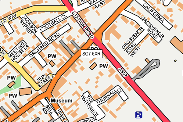 SG7 6XR map - OS OpenMap – Local (Ordnance Survey) SG7 6XR map - OS OpenMap – Local (Ordnance Survey)