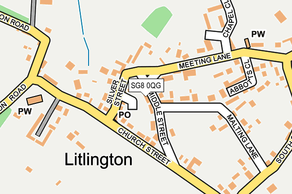 SG8 0QG map - OS OpenMap – Local (Ordnance Survey) SG8 0QG map - OS OpenMap – Local (Ordnance Survey)