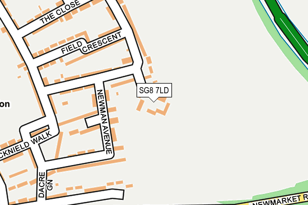 SG8 7LD map - OS OpenMap – Local (Ordnance Survey) SG8 7LD map - OS OpenMap – Local (Ordnance Survey)