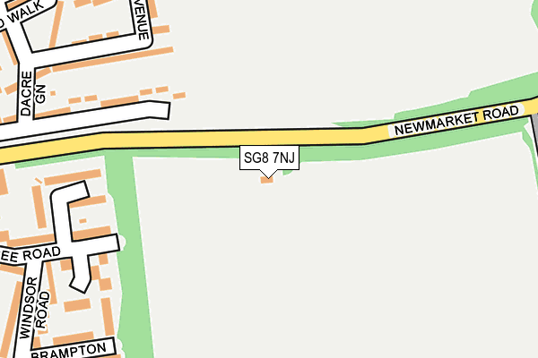 SG8 7NJ map - OS OpenMap – Local (Ordnance Survey) SG8 7NJ map - OS OpenMap – Local (Ordnance Survey)