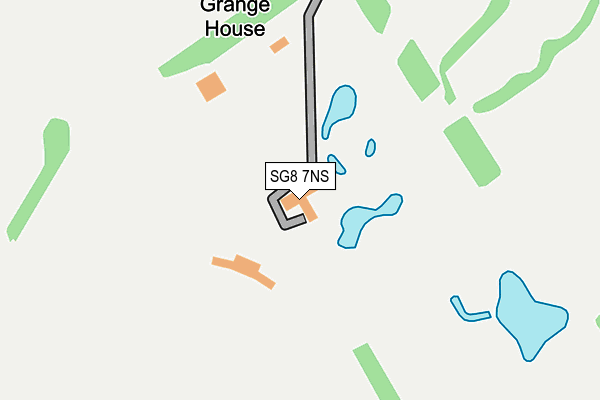 SG8 7NS map - OS OpenMap – Local (Ordnance Survey) SG8 7NS map - OS OpenMap – Local (Ordnance Survey)