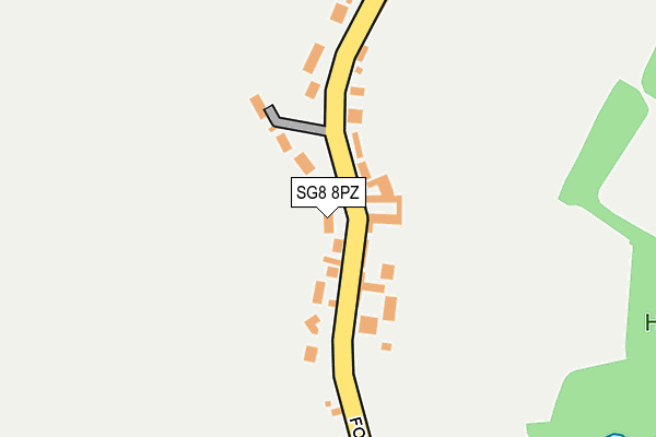 SG8 8PZ map - OS OpenMap – Local (Ordnance Survey) SG8 8PZ map - OS OpenMap – Local (Ordnance Survey)