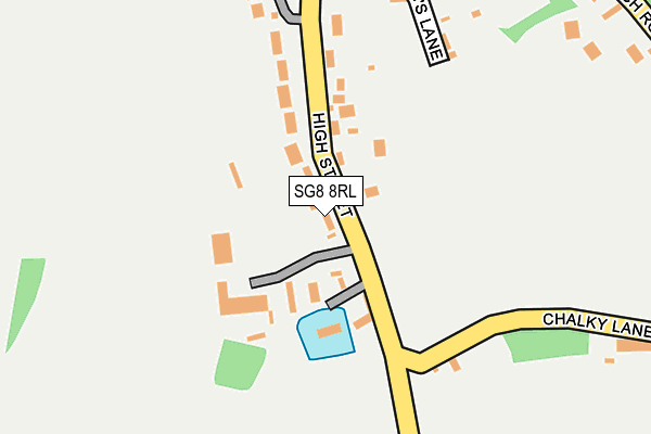 SG8 8RL map - OS OpenMap – Local (Ordnance Survey) SG8 8RL map - OS OpenMap – Local (Ordnance Survey)
