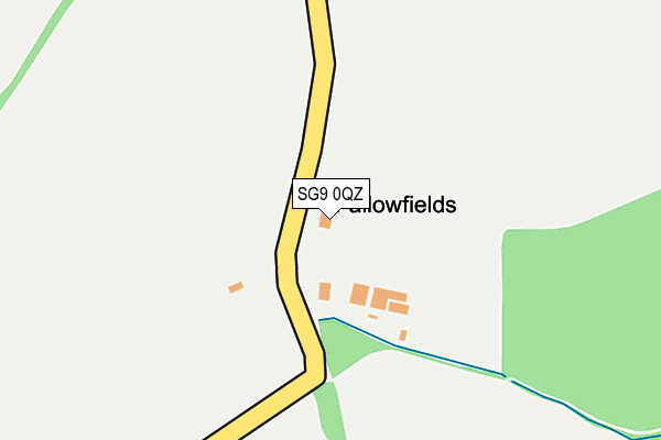 SG9 0QZ map - OS OpenMap – Local (Ordnance Survey) SG9 0QZ map - OS OpenMap – Local (Ordnance Survey)