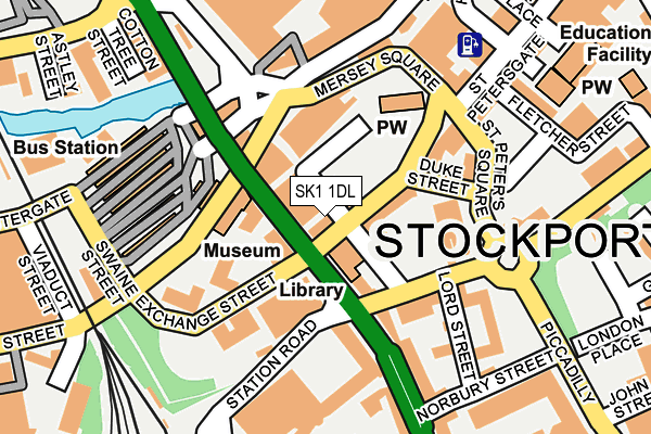 SK1 1DL map - OS OpenMap – Local (Ordnance Survey) SK1 1DL map - OS OpenMap – Local (Ordnance Survey)