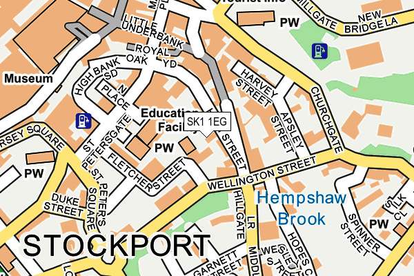 SK1 1EG map - OS OpenMap – Local (Ordnance Survey) SK1 1EG map - OS OpenMap – Local (Ordnance Survey)