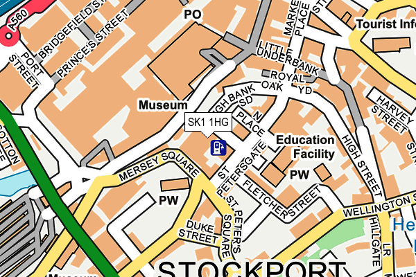 SK1 1HG map - OS OpenMap – Local (Ordnance Survey)