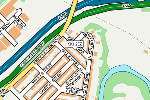 SK1 2EZ map - OS OpenMap – Local (Ordnance Survey) SK1 2EZ map - OS OpenMap – Local (Ordnance Survey)