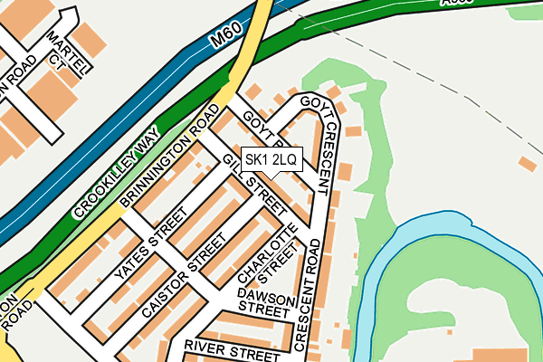 SK1 2LQ map - OS OpenMap – Local (Ordnance Survey) SK1 2LQ map - OS OpenMap – Local (Ordnance Survey)