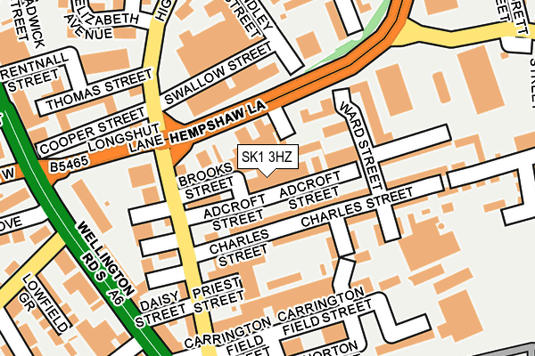 SK1 3HZ map - OS OpenMap – Local (Ordnance Survey) SK1 3HZ map - OS OpenMap – Local (Ordnance Survey)
