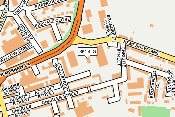 SK1 4LG map - OS OpenMap – Local (Ordnance Survey) SK1 4LG map - OS OpenMap – Local (Ordnance Survey)