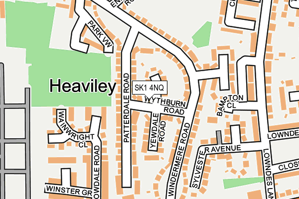 SK1 4NQ map - OS OpenMap – Local (Ordnance Survey)
