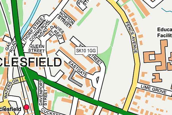 SK10 1GG map - OS OpenMap – Local (Ordnance Survey) SK10 1GG map - OS OpenMap – Local (Ordnance Survey)