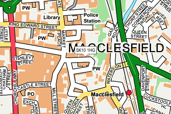 SK10 1HG map - OS OpenMap – Local (Ordnance Survey)