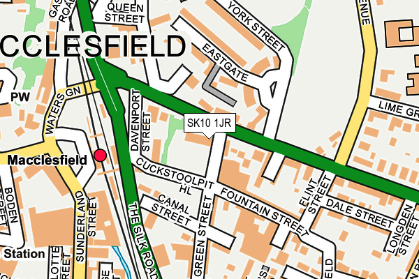 SK10 1JR map - OS OpenMap – Local (Ordnance Survey)