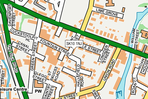 SK10 1NJ map - OS OpenMap – Local (Ordnance Survey) SK10 1NJ map - OS OpenMap – Local (Ordnance Survey)