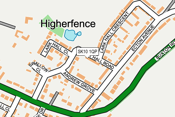 SK10 1QP map - OS OpenMap – Local (Ordnance Survey)