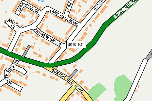 SK10 1QT map - OS OpenMap – Local (Ordnance Survey)