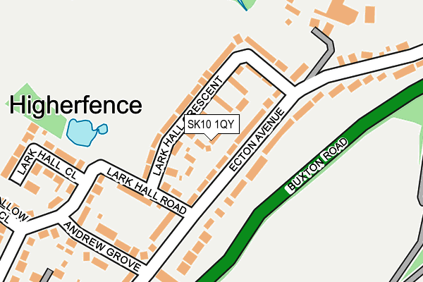 SK10 1QY map - OS OpenMap – Local (Ordnance Survey)