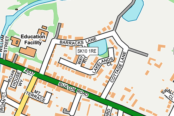 SK10 1RE map - OS OpenMap – Local (Ordnance Survey) SK10 1RE map - OS OpenMap – Local (Ordnance Survey)