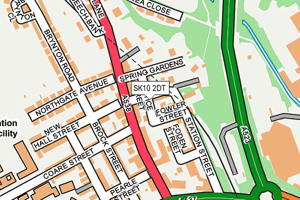 SK10 2DT map - OS OpenMap – Local (Ordnance Survey) SK10 2DT map - OS OpenMap – Local (Ordnance Survey)