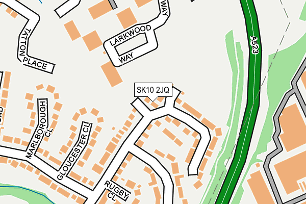 SK10 2JQ map - OS OpenMap – Local (Ordnance Survey) SK10 2JQ map - OS OpenMap – Local (Ordnance Survey)