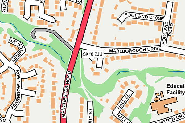 SK10 2JU map - OS OpenMap – Local (Ordnance Survey) SK10 2JU map - OS OpenMap – Local (Ordnance Survey)