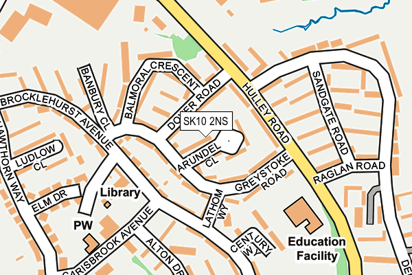 SK10 2NS map - OS OpenMap – Local (Ordnance Survey) SK10 2NS map - OS OpenMap – Local (Ordnance Survey)
