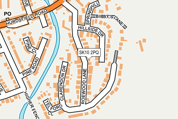 SK10 2PQ map - OS OpenMap – Local (Ordnance Survey) SK10 2PQ map - OS OpenMap – Local (Ordnance Survey)