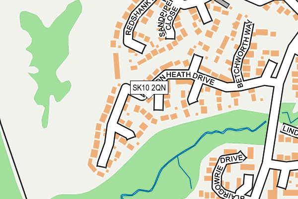 SK10 2QN map - OS OpenMap – Local (Ordnance Survey) SK10 2QN map - OS OpenMap – Local (Ordnance Survey)