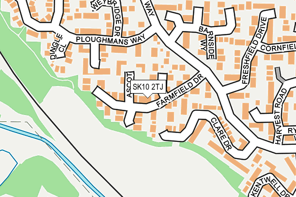 SK10 2TJ map - OS OpenMap – Local (Ordnance Survey) SK10 2TJ map - OS OpenMap – Local (Ordnance Survey)
