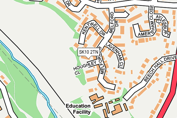 SK10 2TN map - OS OpenMap – Local (Ordnance Survey) SK10 2TN map - OS OpenMap – Local (Ordnance Survey)