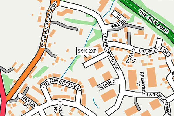 SK10 2XF map - OS OpenMap – Local (Ordnance Survey) SK10 2XF map - OS OpenMap – Local (Ordnance Survey)