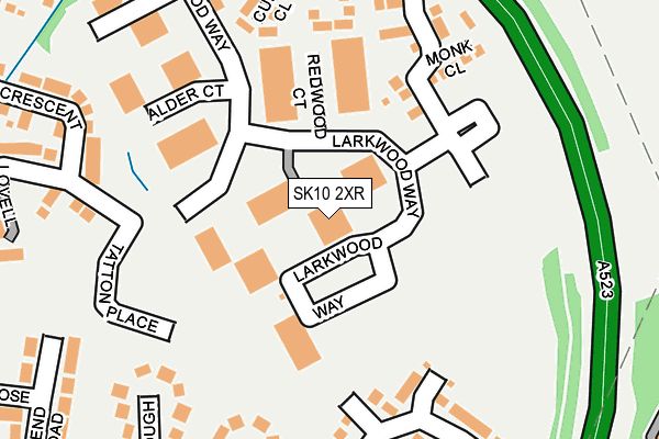 SK10 2XR map - OS OpenMap – Local (Ordnance Survey) SK10 2XR map - OS OpenMap – Local (Ordnance Survey)