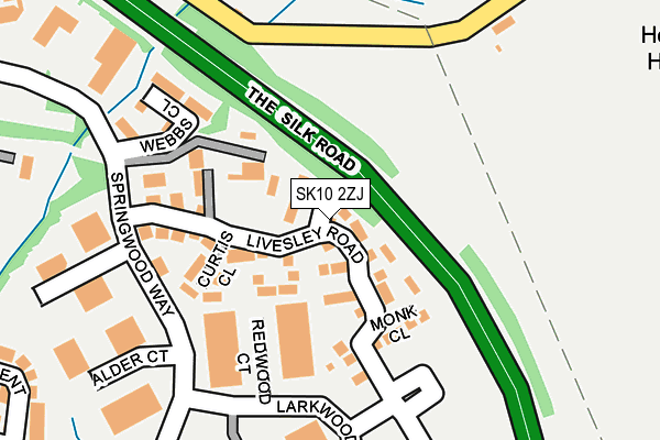 SK10 2ZJ map - OS OpenMap – Local (Ordnance Survey) SK10 2ZJ map - OS OpenMap – Local (Ordnance Survey)