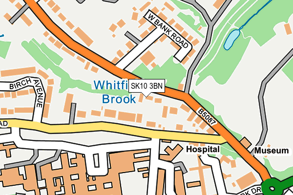 SK10 3BN map - OS OpenMap – Local (Ordnance Survey) SK10 3BN map - OS OpenMap – Local (Ordnance Survey)