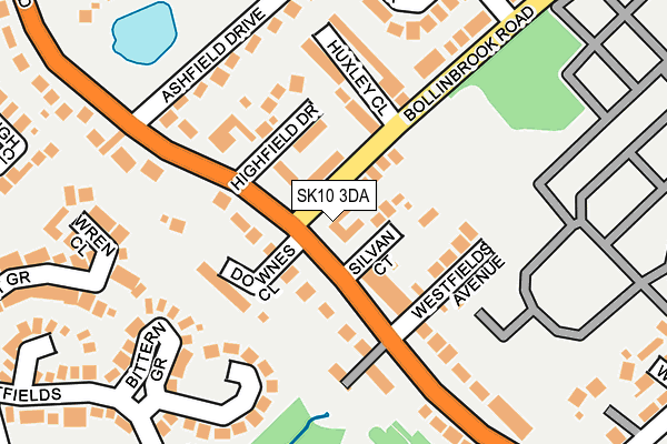 SK10 3DA map - OS OpenMap – Local (Ordnance Survey) SK10 3DA map - OS OpenMap – Local (Ordnance Survey)