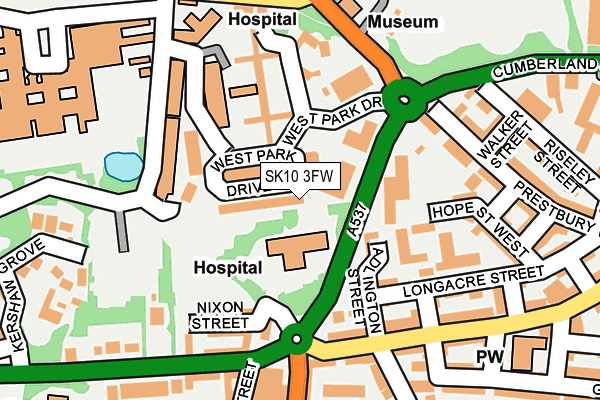 SK10 3FW map - OS OpenMap – Local (Ordnance Survey) SK10 3FW map - OS OpenMap – Local (Ordnance Survey)