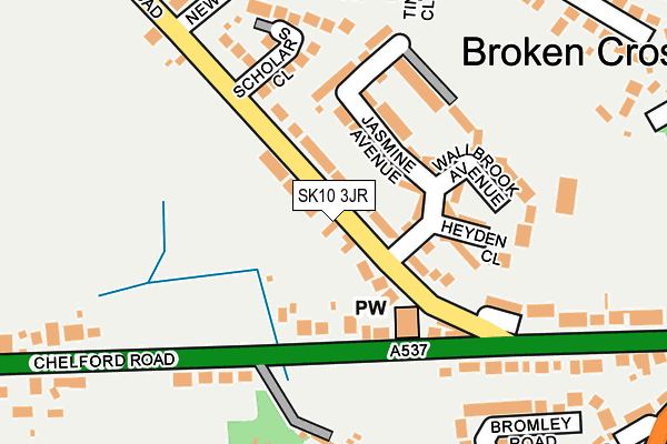 SK10 3JR map - OS OpenMap – Local (Ordnance Survey) SK10 3JR map - OS OpenMap – Local (Ordnance Survey)