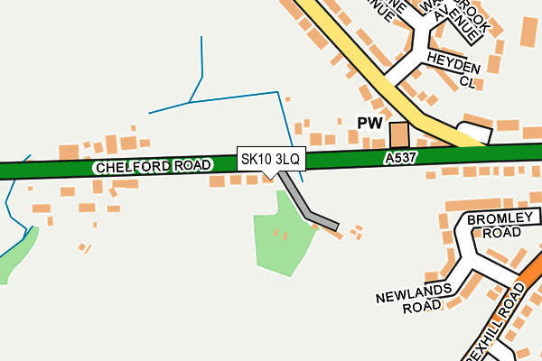 SK10 3LQ map - OS OpenMap – Local (Ordnance Survey)