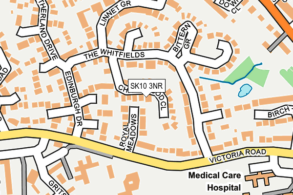 SK10 3NR map - OS OpenMap – Local (Ordnance Survey)